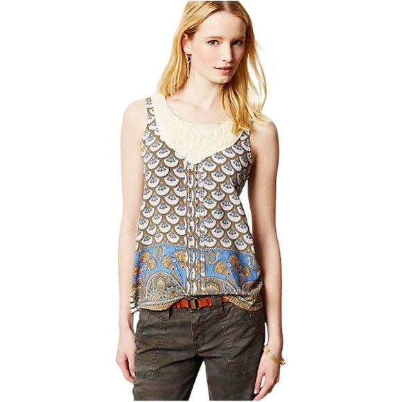 Anthropologie Tops - Anthropologie Anthro Tiny Santa Clara Tank